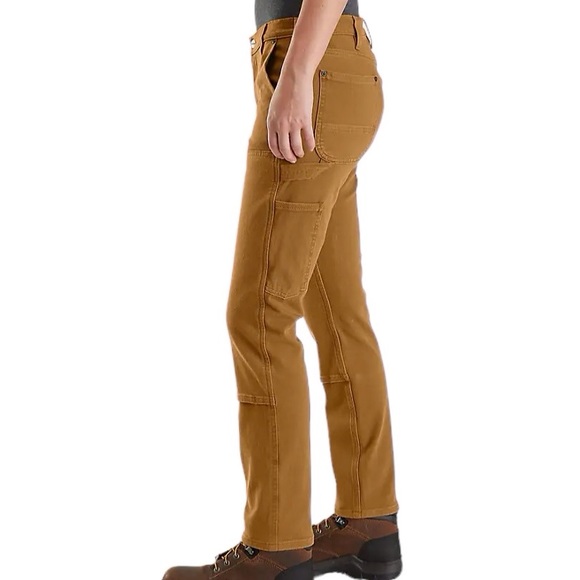 Carhartt Rugged Flex Relaxed Fit Twill Double-Front Pant Carhartt Brown 18 Tall - Picture 8 of 9